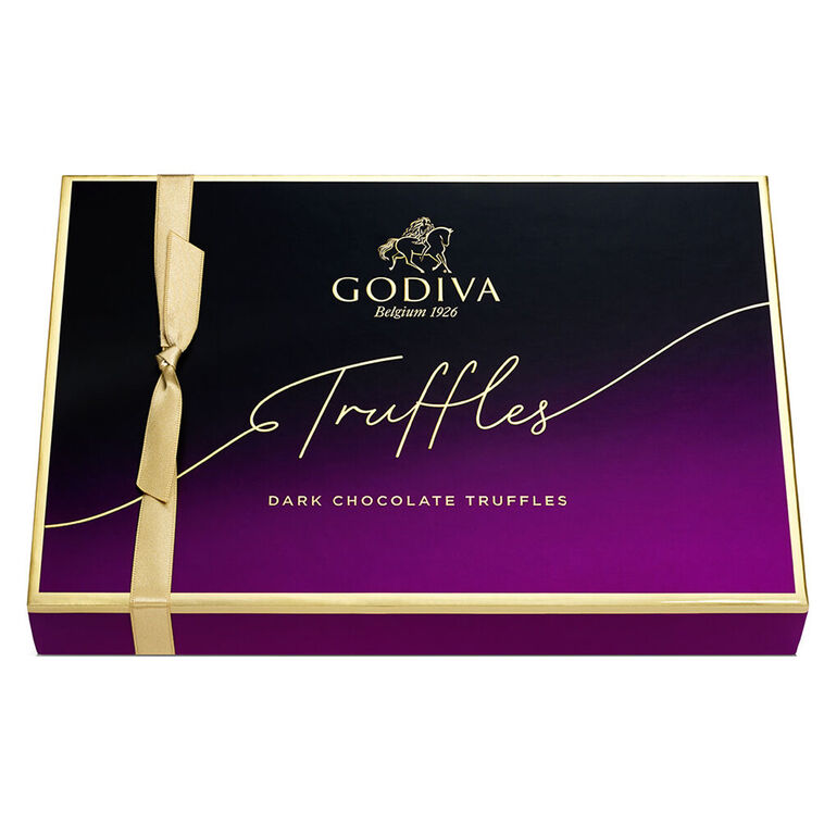 Hallmark Godiva Assorted Signature Dark Chocolate Truffles Gift Box 24 Pieces