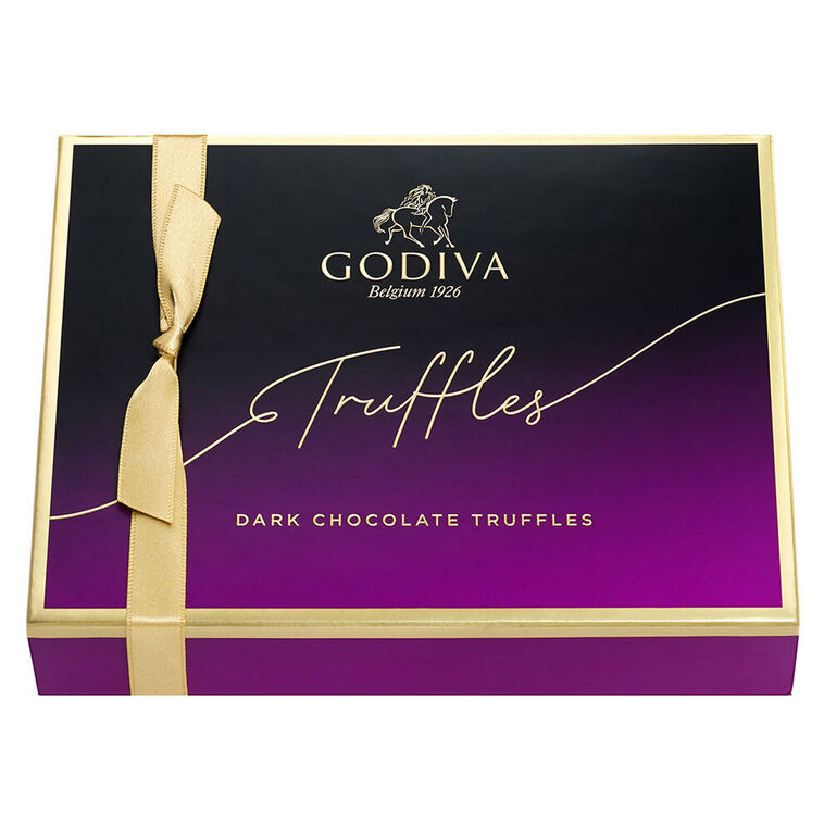 Hallmark Godiva Assorted Signature Dark Chocolate Truffles Gift Box 12 Pieces