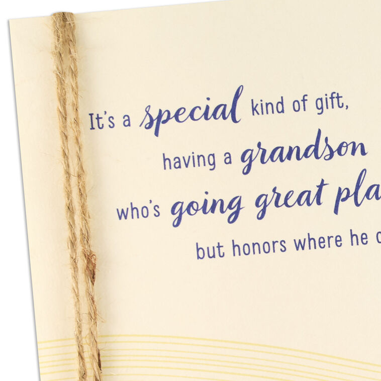 Hallmark Going Great Places Birthday Card For Grandson