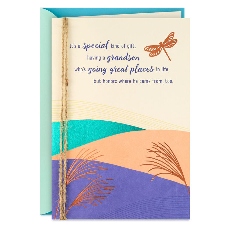 hallmark Going Great Places Birthday Card for Grandson