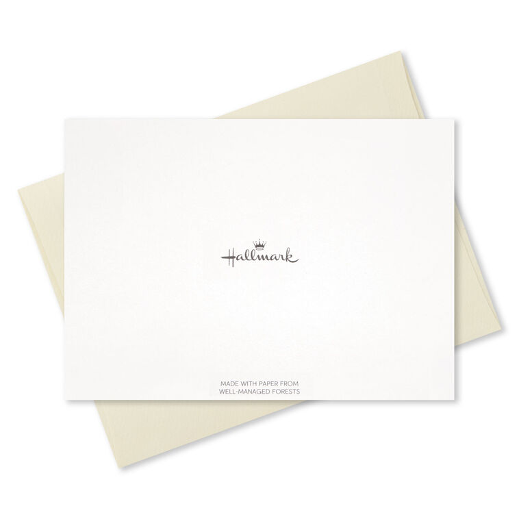 Hallmark Gold Bordered Pineapple Blank Note Cards Box Of 10