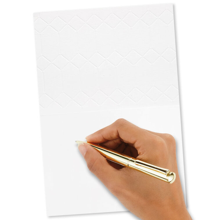 Hallmark Gold Butterfly On Pink Blank Note Cards Box Of 8