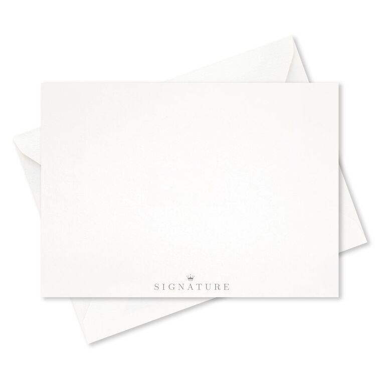 Hallmark Gold Butterfly On Pink Blank Note Cards Box Of 8