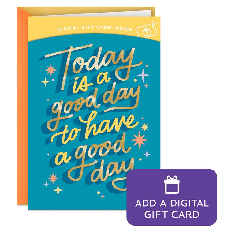 hallmark Good Day to Celebrate Gift Card Greeting Card