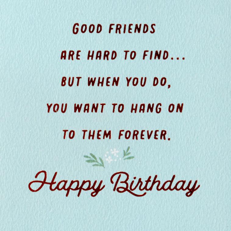 Hallmark Good Friends Are Like Go-To Jeans Birthday Card