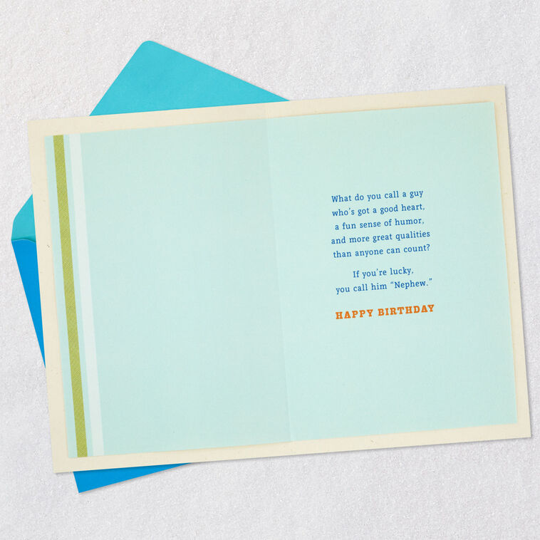 Hallmark Good Heart And More Birthday Card For Nephew