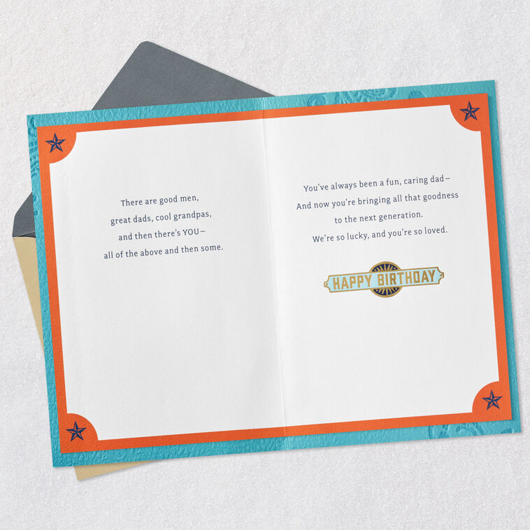 Hallmark Good Men Great Dads And Cool Grandpas Birthday Card
