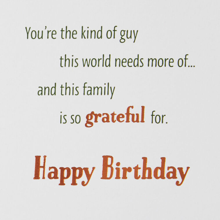 Hallmark Good To Be Family Birthday Card For Brother-in-Law