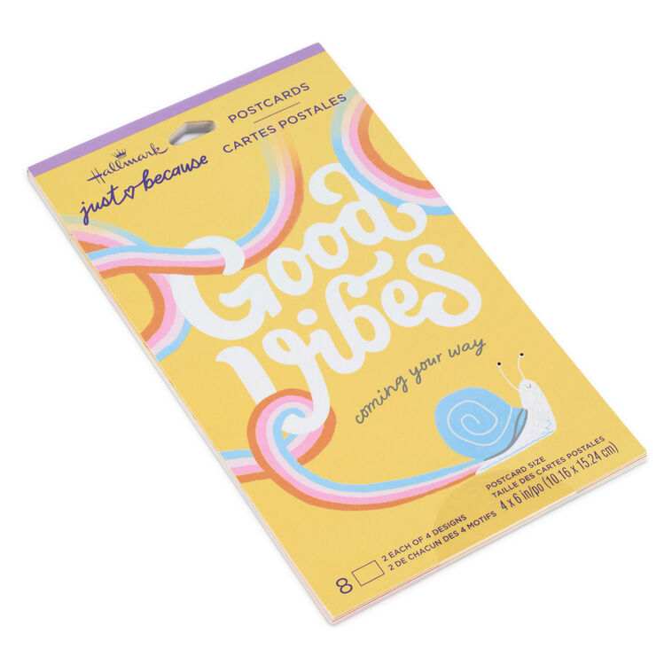Hallmark Good Vibes Assorted Multi-Occasion Postcards Pack Of 8