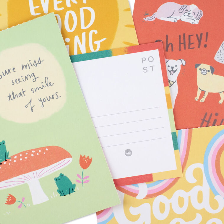 Hallmark Good Vibes Assorted Multi-Occasion Postcards Pack Of 8