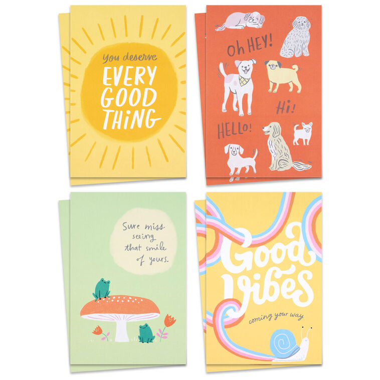 hallmark Good Vibes Assorted Multi-Occasion Postcards Pack of 8