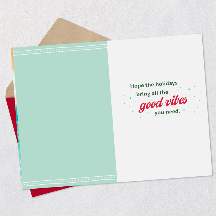 Hallmark Good Vibes Santa On The Beach Christmas Card