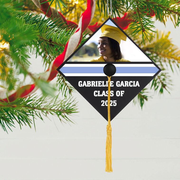 Hallmark Graduation Cap Personalized Ornament Custom Photo And Text