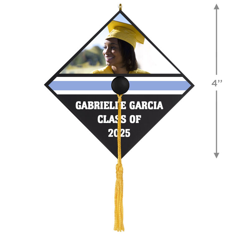 Hallmark Graduation Cap Personalized Ornament Custom Photo And Text