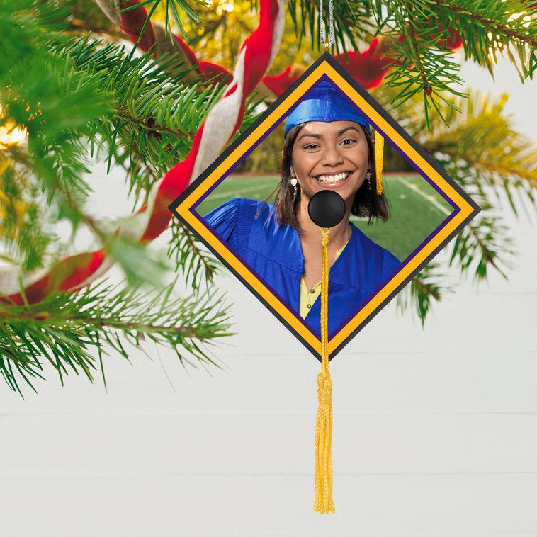 Hallmark Graduation Cap Personalized Ornament Custom Photo