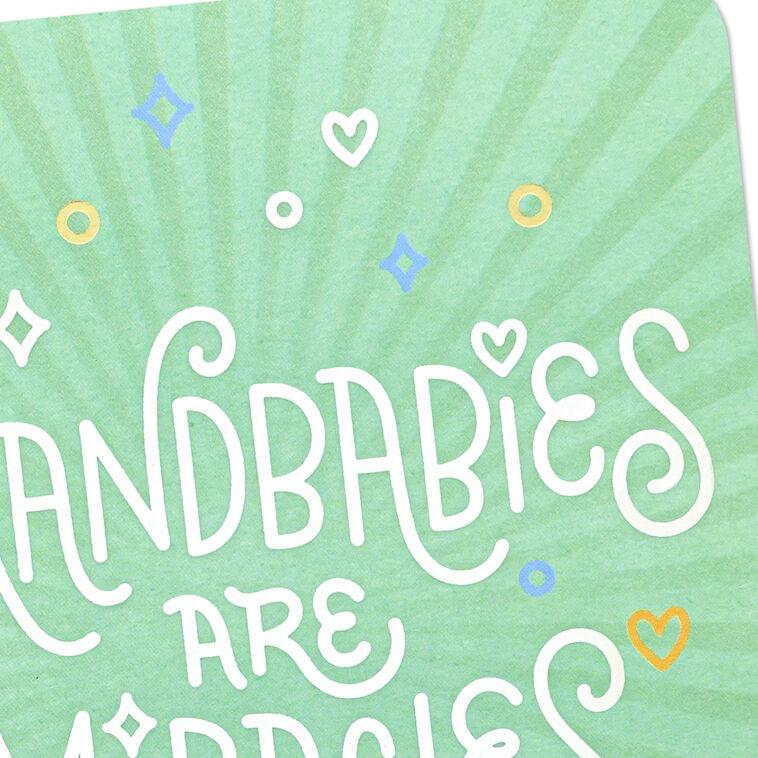 Hallmark Grandbabies Are Miracles New Baby Card For Grandparents