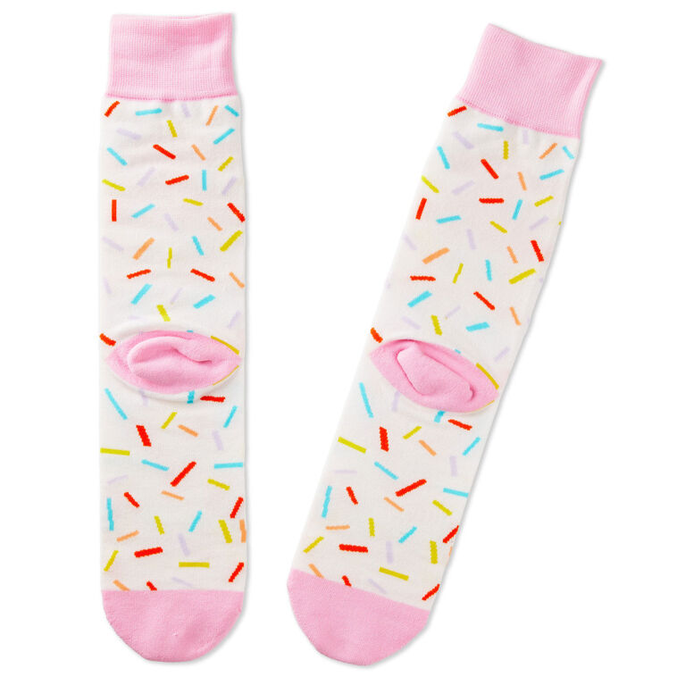 Hallmark Grandma More Sweets Less Rules Novelty Crew Socks
