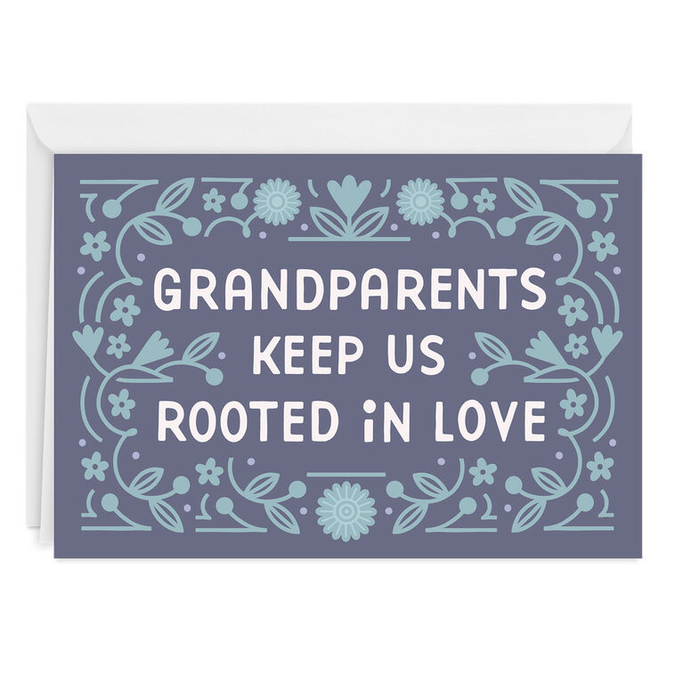 hallmark Grandparents Keep Us Rooted in Love Custom Card