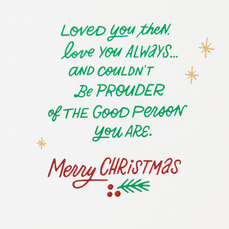 Hallmark Grandson Proud Of The Good Person You Are Christmas Card