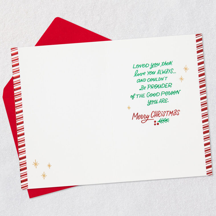 Hallmark Grandson Proud Of The Good Person You Are Christmas Card