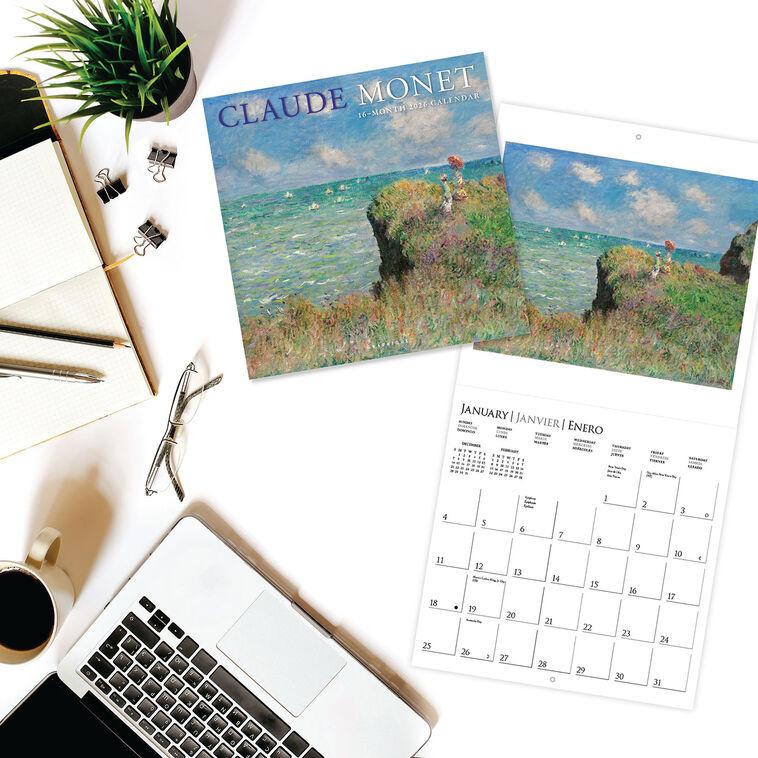 Hallmark Graphique 2026 Claude Monet 16-Month Calendar