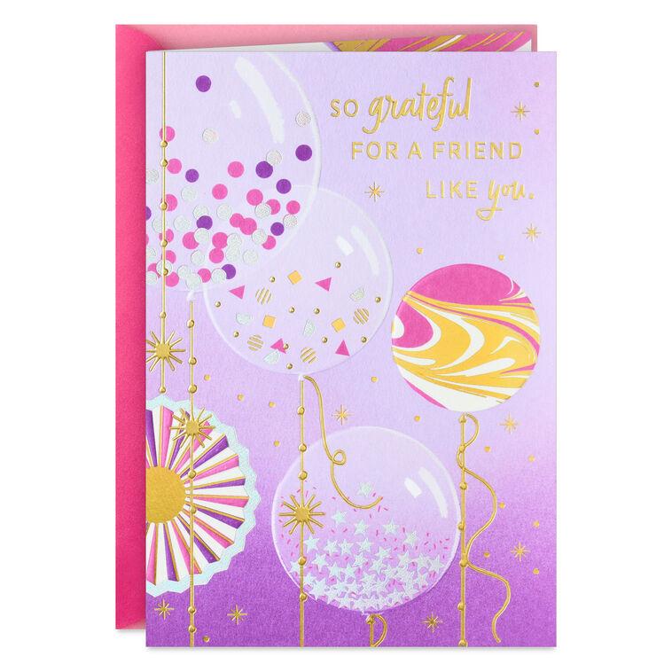 hallmark Grateful for a Friend Like You Birthday Card