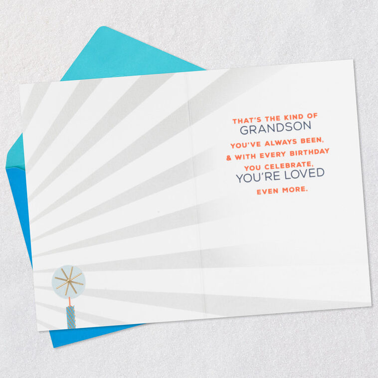 Hallmark Grateful For A Grandson Like You Birthday Card