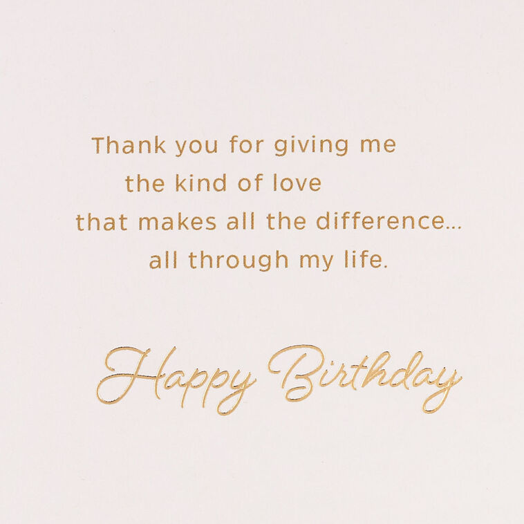 Hallmark Grateful For All The Love All Through Life Birthday Card For Mother