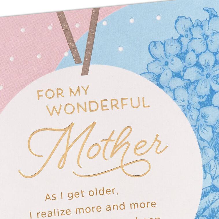 Hallmark Grateful For All The Love All Through Life Birthday Card For Mother