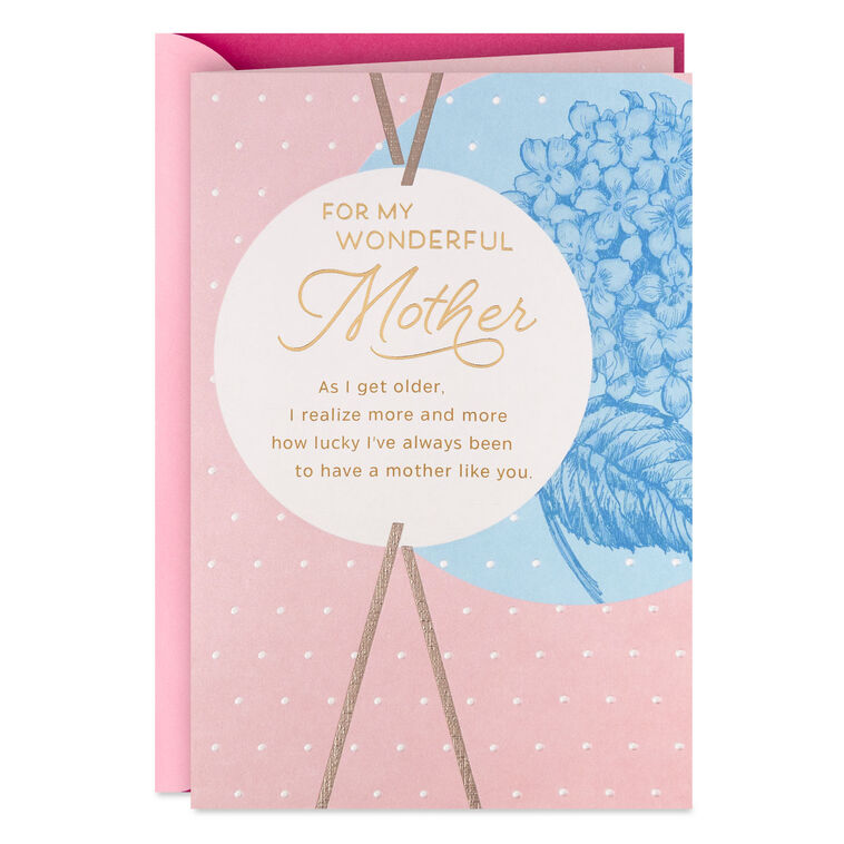 hallmark Grateful for All the Love All Through Life Birthday Card for Mother