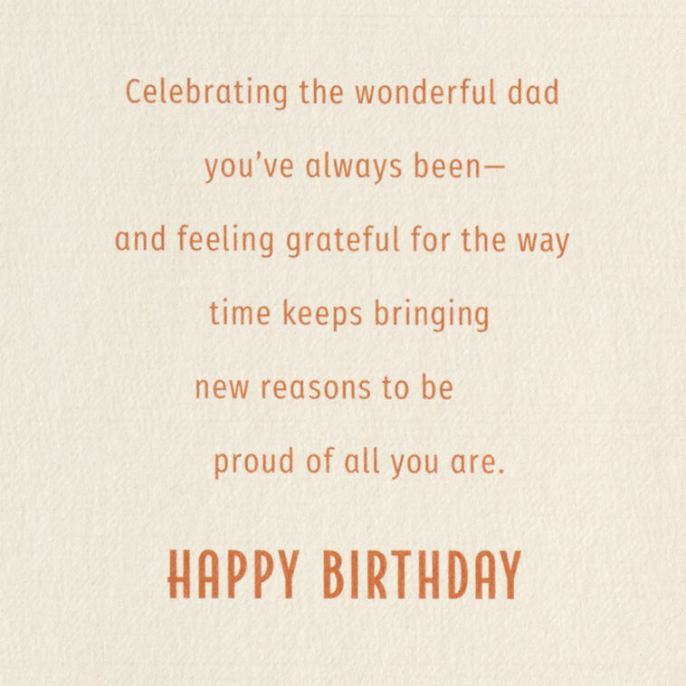 Hallmark Grateful For All The Reasons To Be Proud Birthday Card For Dad