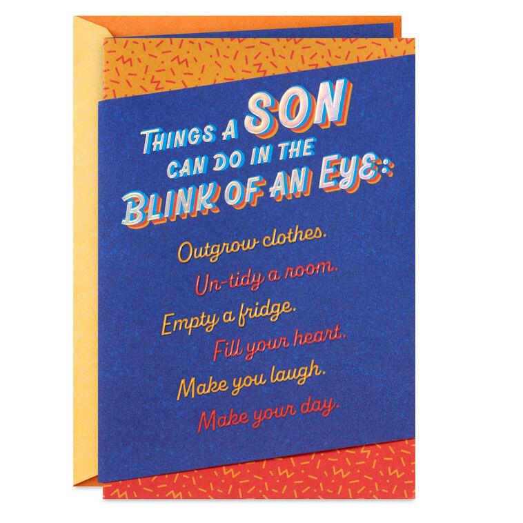 hallmark Grateful for Fun Moments and Memories Birthday Card for Son