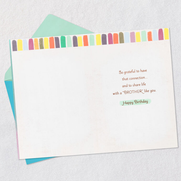 Hallmark Grateful For The Connection Birthday Card For Like A Brother
