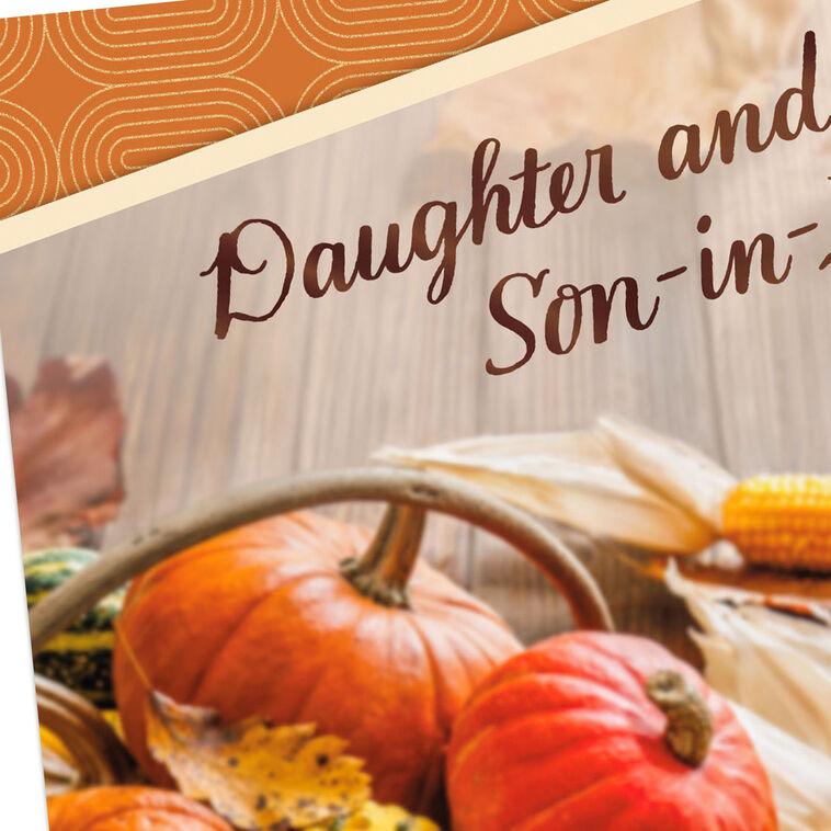 Hallmark Grateful For The Two Of You Thanksgiving Card For Daughter And Son-in-Law