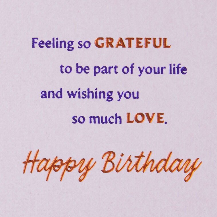 Hallmark Grateful For You Birthday Card For Goddaughter
