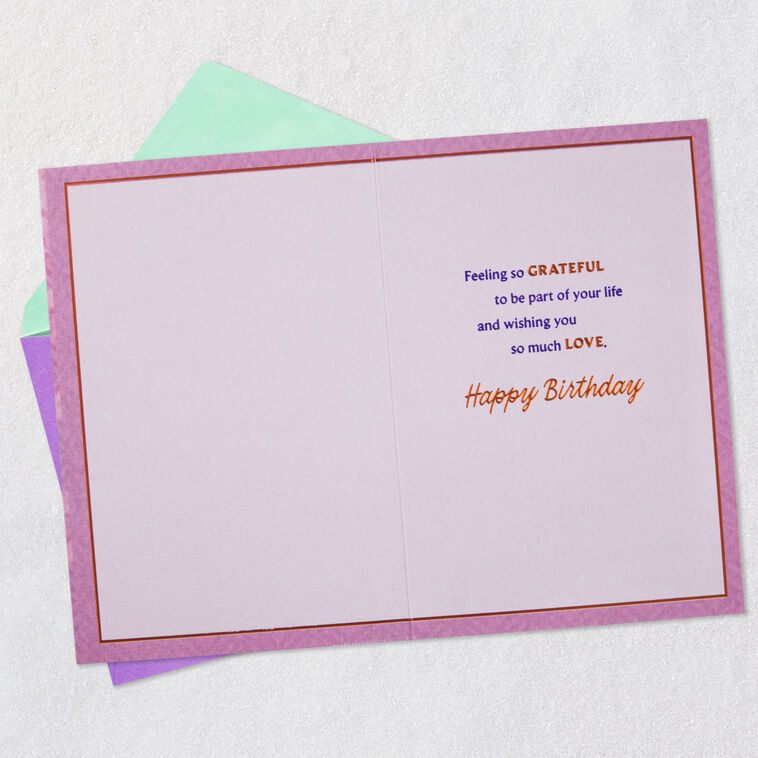 Hallmark Grateful For You Birthday Card For Goddaughter