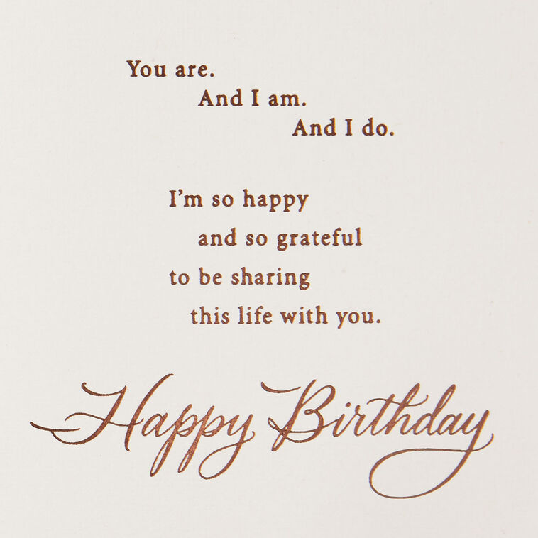Hallmark Grateful For You Birthday Card For Husband