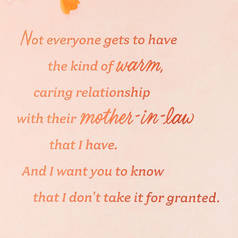 Hallmark Grateful For You Birthday Card For Mother-in-Law