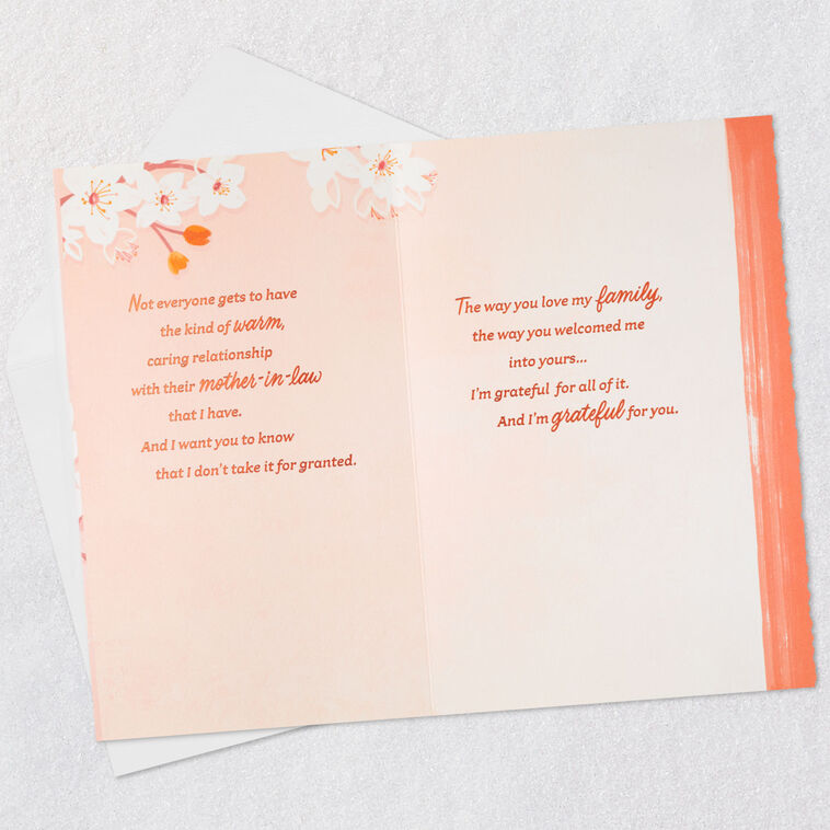 Hallmark Grateful For You Birthday Card For Mother-in-Law