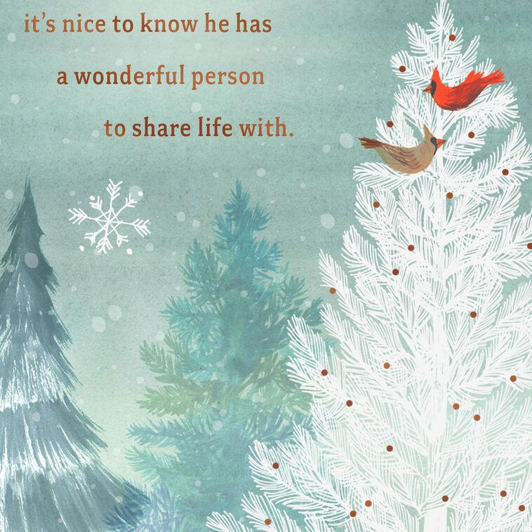 Hallmark Grateful For You Both Christmas Card For Nephew And Partner