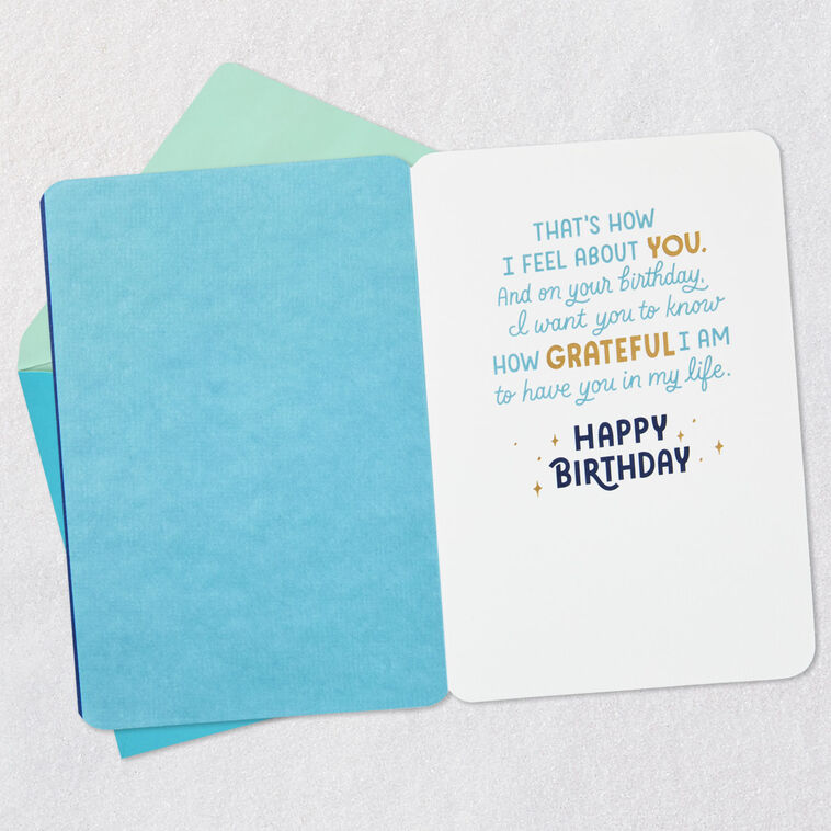 Hallmark Grateful For You In My Life Birthday Card For Him