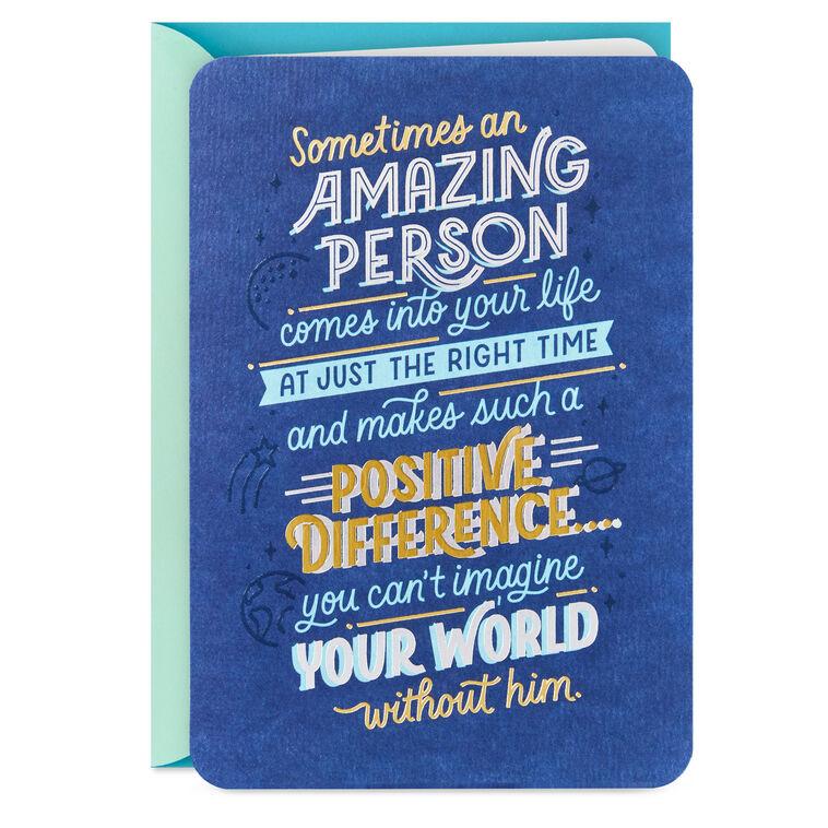hallmark Grateful for You in My Life Birthday Card for Him