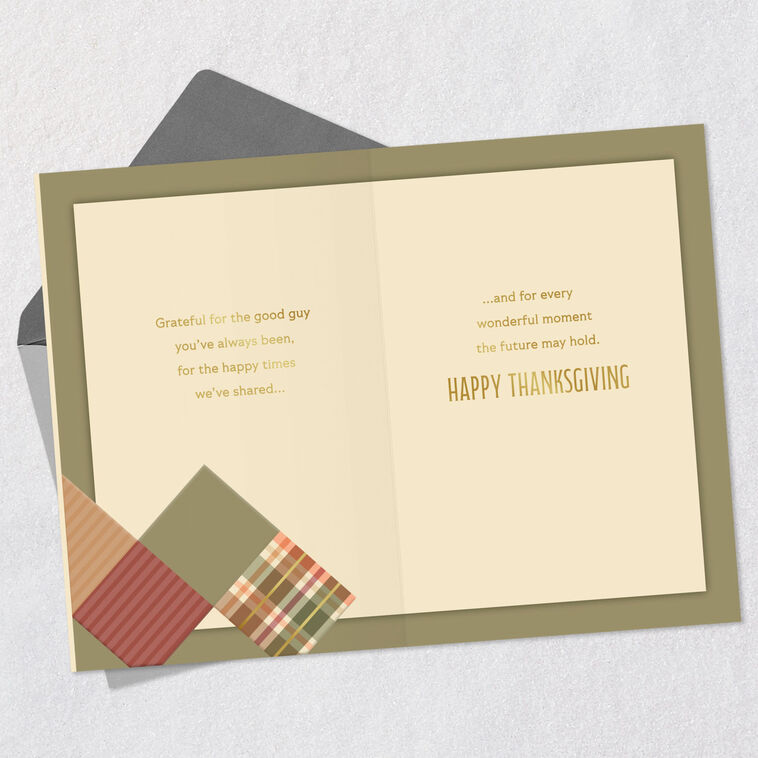 Hallmark Grateful For You Thanksgiving Card For Grandson
