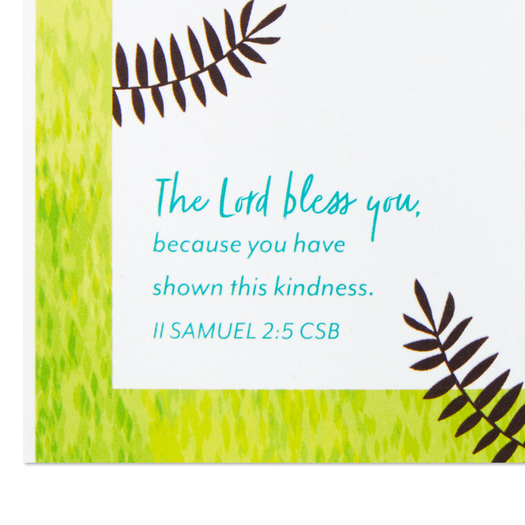 Hallmark Grateful For Your Kindness Religious Thank-You Card