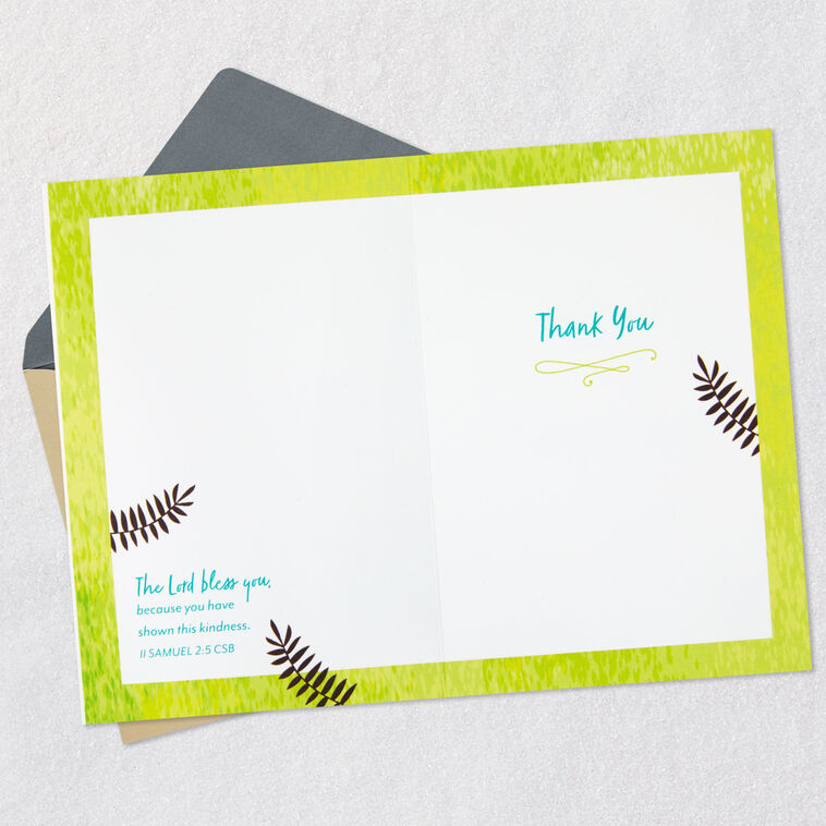 Hallmark Grateful For Your Kindness Religious Thank-You Card