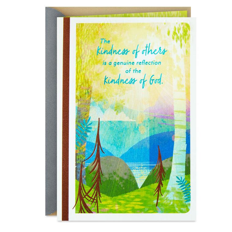 hallmark Grateful for Your Kindness Religious Thank-You Card