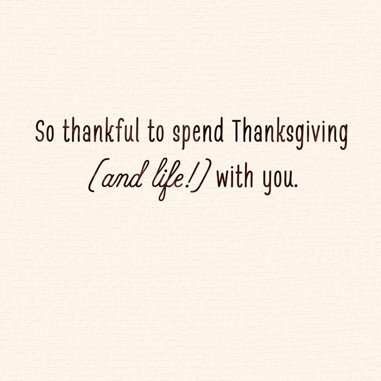 Hallmark Grateful Happy Heart Thanksgiving Card For Husband