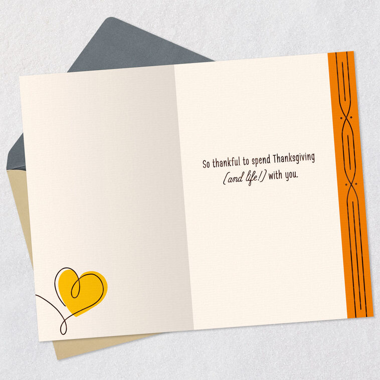 Hallmark Grateful Happy Heart Thanksgiving Card For Husband