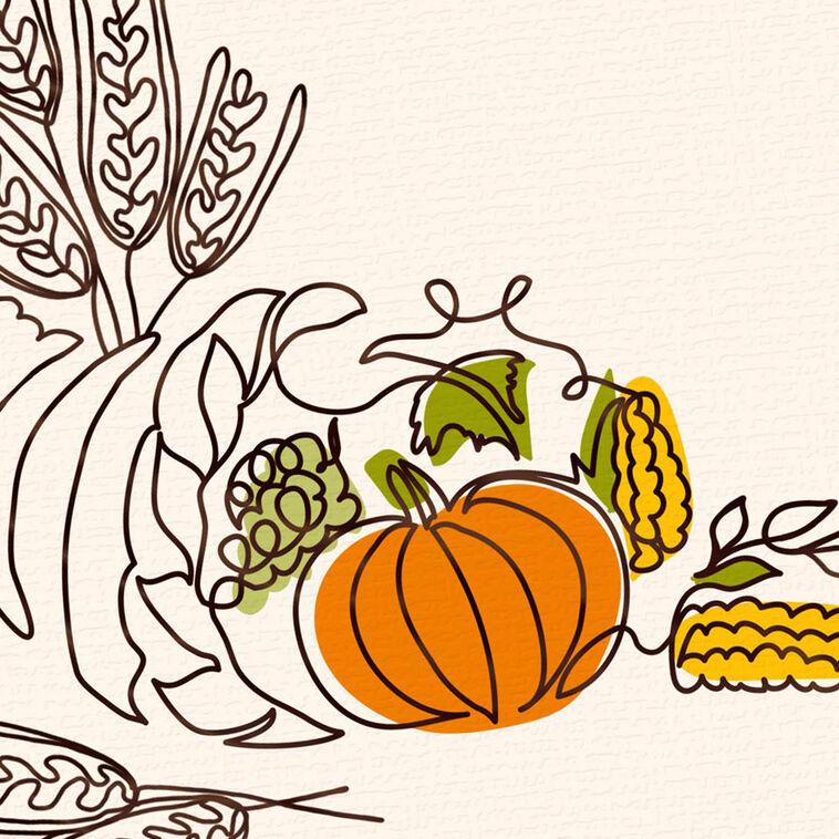 Hallmark Grateful Happy Heart Thanksgiving Card For Husband