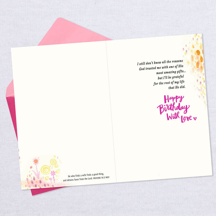 Hallmark Grateful Husband Religious Birthday Card For Wife